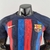 Camisa Barcelona Home 22/23 Jogador Nike Masculina - Azul Marinho, Azul Royal e Vermelho na internet