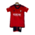 Kit Infantil Osasuna I Adidas 23/24 - Vermelho com detalhes em azul e branco