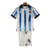 Kit Infantil Real Sociedad I Macron 23/24 - Branco com detalhes em azul