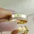 ALIANÇAS BANHADAS A OURO18K GRAVAÇÃO (VALOR DO PAR) 9MM - comprar online