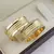 ALIANÇAS BANHADAS A OURO18K GRAVAÇÃO (VALOR DO PAR) 8MM