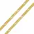 CORRENTE DE OURO18K MODELO GROUMET ELO 3 X 1 / 60CM