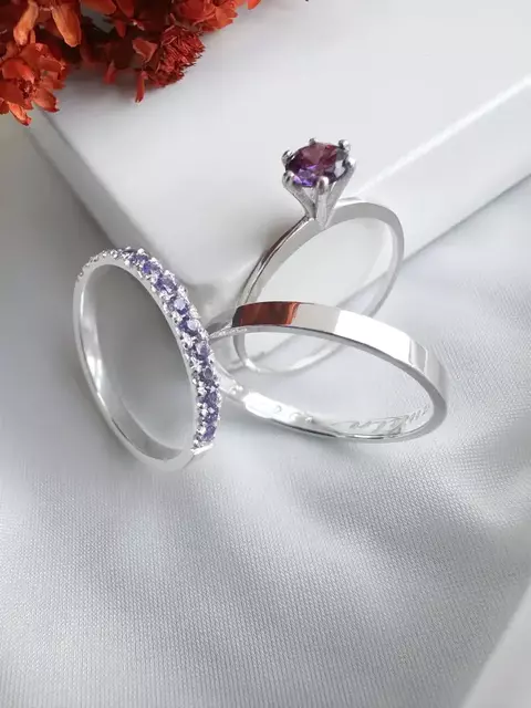 ALIANÇAS DE PRATA 2MM "POLLY"