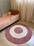 Tapete natural com rosa cha - comprar online