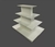 Estante Pirâmide Central em MDF 4 Níveis - 135 x 110 cm na internet