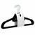 Cabide Veludo 45 Cm Preto Kit 03 Pçs - comprar online