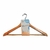 Cabide de Madeira Com Barra Adulto - 45x23 cm Kit 03 Pçs - comprar online