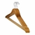 Cabide de Madeira Com Barra Adulto - 45x23 cm Kit 03 Pçs - comprar online