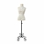 Manequim Costura Com Pedestal Vintage Preto