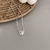 Colar de Coraçãozinho Cravejado e com Pérola - Prata 925 - comprar online