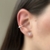 Piercing Fake Zircônias - Prata 925 - comprar online