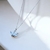 Colar com 3 Zircônias Cristal - Prata 925 - comprar online
