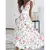 Vestido feminino elegante longo, cintura alta - loja online