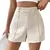 shorts vintage cintura alta com zíper - comprar online