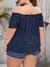 Plus size verão feminino elegante fora do ombro vestido casual moda sólida - comprar online