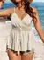 Regata gola V feminino, estilo praia, camisola monocromática, Plus Size