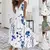 Vestido feminino elegante longo, cintura alta - Dhiulia Valeska 