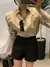 Imagem do Camisa feminina outono novo chique manga longa blusas soltas elegantes