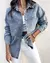 Jaqueta jeans feminina outono nova moda