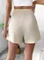 shorts vintage cintura alta com zíper - comprar online