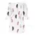 Imagem do Mini vestido feminino estampado em folhas, Lady Slash Neck, manga meia-flare, es