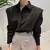 Camisa feminina outono novo chique manga longa blusas soltas elegantes - Dhiulia Valeska 
