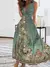 Vestido feminino elegante longo, cintura alta na internet
