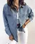 Jaqueta jeans feminina outono nova moda - loja online