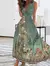 Imagem do Vestido feminino elegante longo, cintura alta