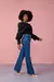 Calça Jeans Feminina Wide Leg Fit Alongada com Bolso Faca DZ21049 - comprar online