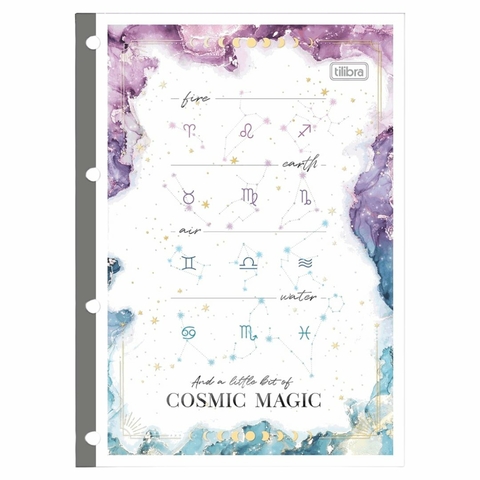 Refil Caderno Argolado Universitário Magic 80 Fls - Tilibra