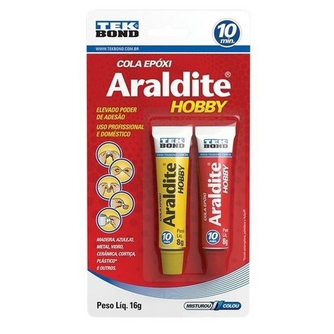 Cola Epóxi Araldite Hobby 16g Tek Bond