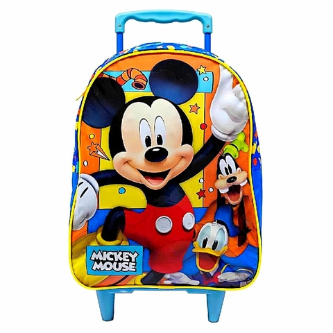 Mochila de Rodinha Infantil Mickey Mouse - Xeryus - Mochila de rodinha