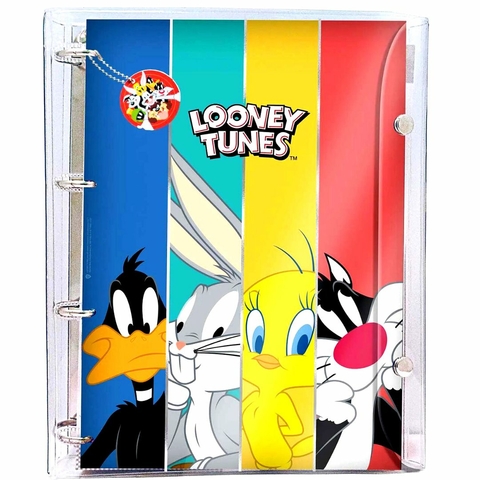 Caderno Fichário Universitário Looney Tunes 192 Fls - Dac