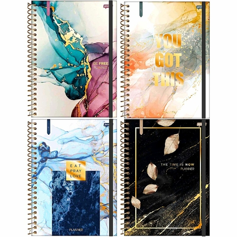 Agenda Espiral Planner Permanente Marble - Jandaia