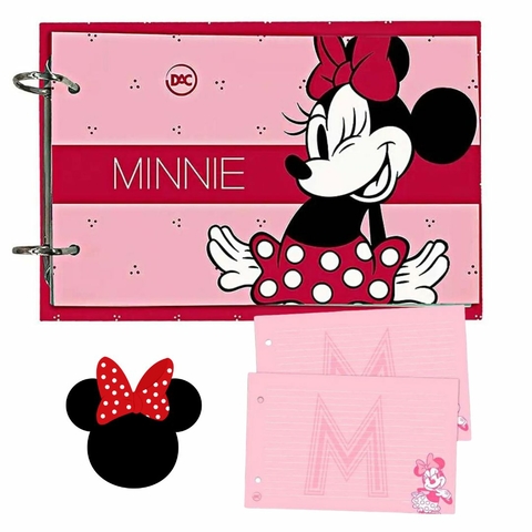 Porta Fichas Mini Minnie Mouse 80Fls - DAC