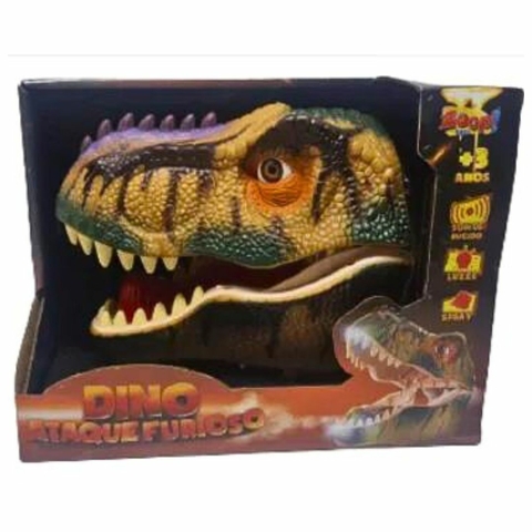 Cabeça Dino Ataque Furioso - Zoop Toys - Marrom