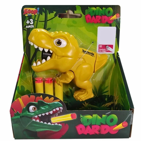 Dino Lança Dardo - Zoop Toys - Amarelo