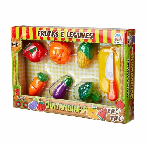 Quitandinha de Legumes Krec Krec de Brinquedo - Braskit - legumes