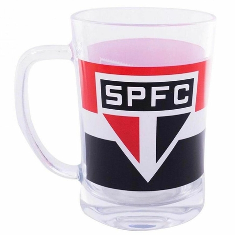 Caneca De Vidro 650ml - São Paulo