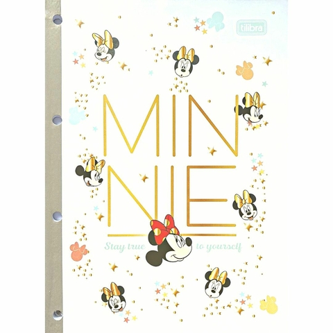 Caderno Refil Tiliflex Minnie Mouse 80 Folhas Tilibra - Branco