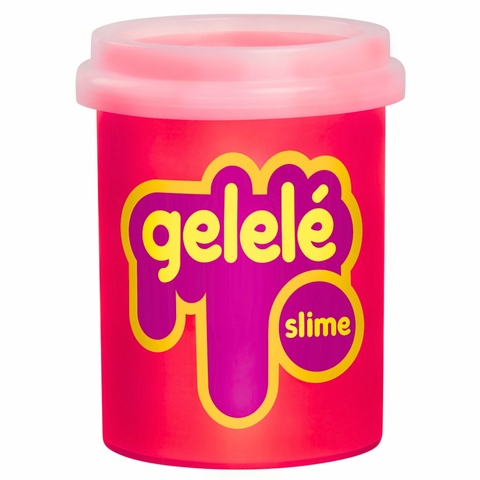 Pote Slime Gelelé Tradicional Colors 152g - Doce Brinquedo - Rosa Claro