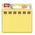 Bloco Adesivo Fofy Holic Post-it 30 folhas - Tris - Amarelo