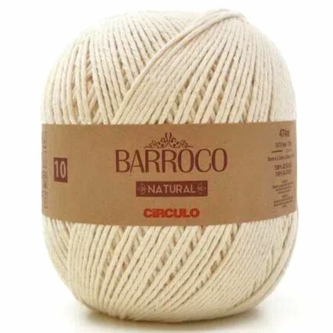 Barbante Barroco 700g Natural N°4,6,8,10 - Círculo - N°10