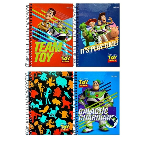 Caderno Espiral Capa Dura 1 Matéria 80 Fls Toy Story - Star School - comprar online