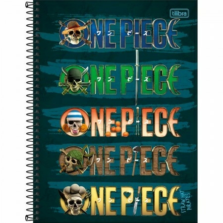 Caderno Espiral Capa Dura One Piece 80 Folhas - Tilibra - comprar online