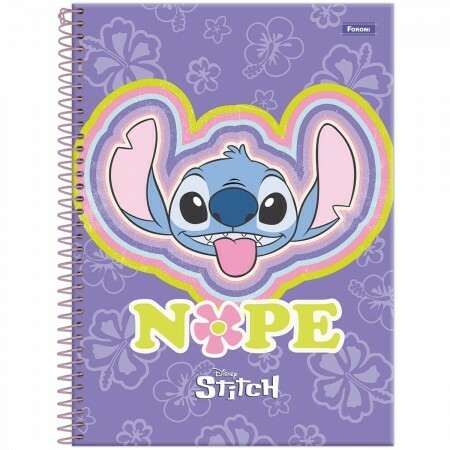 Caderno Espiral Universitário 1 Mat 80 Fls Stitch - Foroni - comprar online