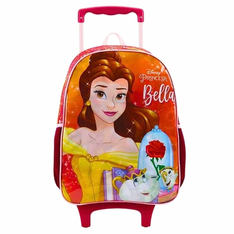 Mochila de Rodinhas Infantil Bella Disney - Xeryus - Mochila de rodinha