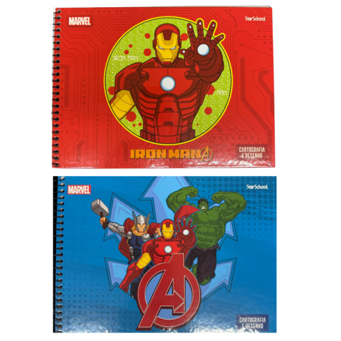 Caderno de Cartografia e Desenho 80 Fls Marvel Avengers - Jandaia - comprar online