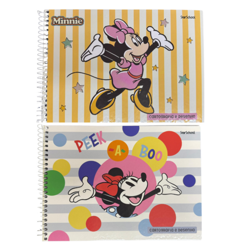 Caderno Cartografia e Desenho Capa Dura Minnie - Star School - comprar online